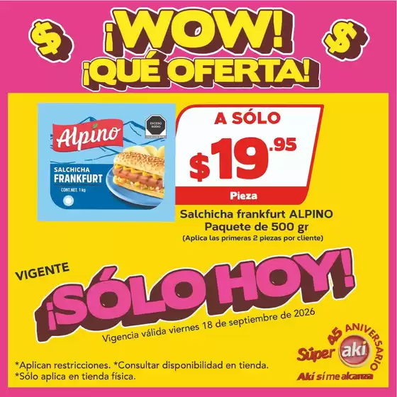 Catálogo Súper Aki | Gangas exclusivas | 2026-09-18T00:00:00.000Z - 2026-09-18T00:00:00.000Z