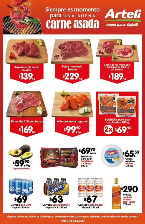 Catálogo Arteli express | Gangas exclusivas | 2026-09-18T00:00:00.000Z - 2026-09-20T00:00:00.000Z