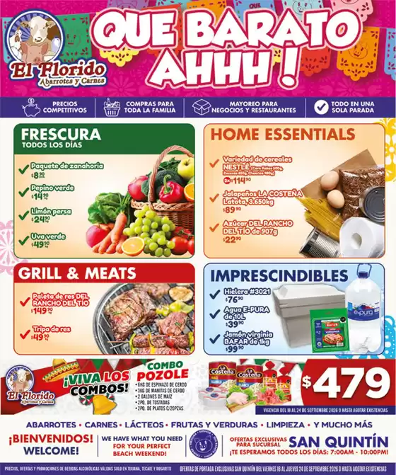Catálogo El Florido | VOLANTE SAN QUINTIN WEB 42 | 2026-09-18T00:00:00.000Z - 2026-09-24T00:00:00.000Z