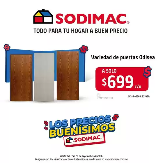 Catálogo Sodimac Constructor en Tila | Ofertas especiales atractivas para todos | 2026-09-17T00:00:00.000Z - 2026-09-20T00:00:00.000Z