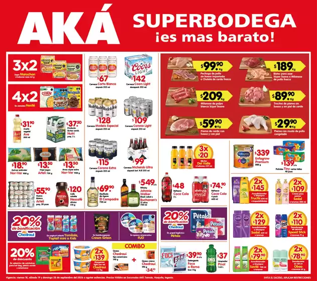 Catálogo AKÁ Superbodega | Ofertas exclusivas para nuestros clientes | 2026-09-18T00:00:00.000Z - 2026-09-20T00:00:00.000Z