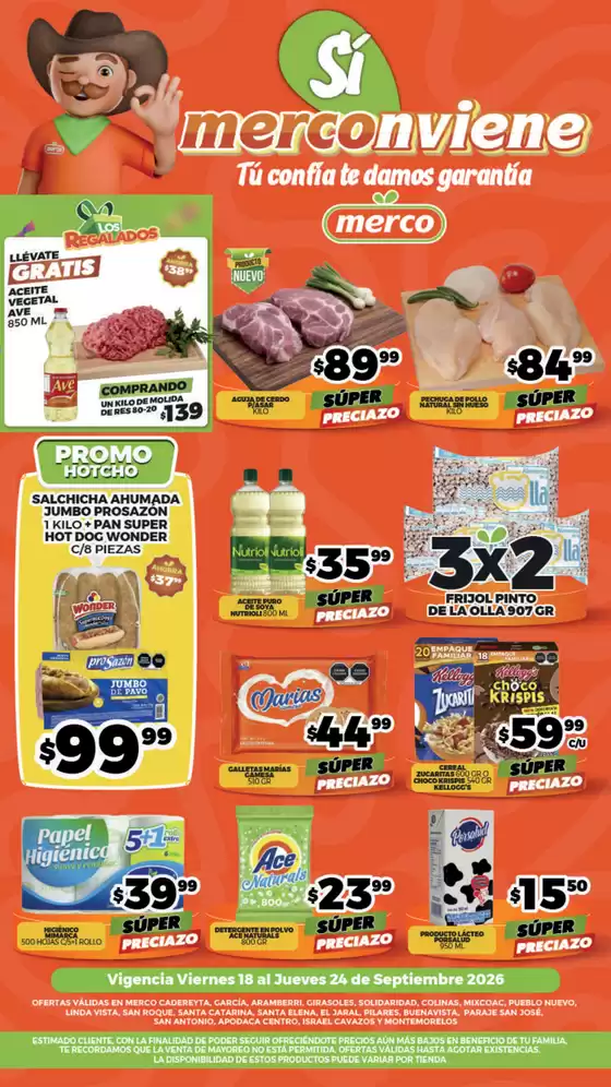 Catálogo Merco | Folleto semanal del 18 al 24 Septiembre NL | 2026-09-18T00:00:00.000Z - 2026-09-24T00:00:00.000Z