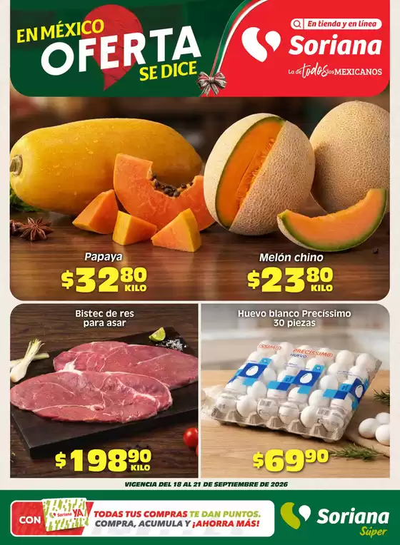Catálogo Soriana Súper | Ofertas especiales para ti | 2026-09-18T00:00:00.000Z - 2026-09-21T00:00:00.000Z
