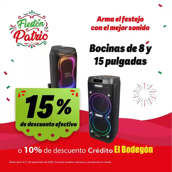 Catálogo El Bodegón en Temascalapa | Excelente oferta para todos los clientes | 2026-09-02T00:00:00.000Z - 2026-09-21T00:00:00.000Z