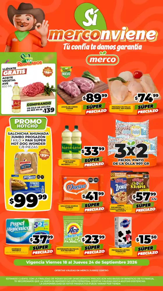 Catálogo Merco | Folleto semanal del 18 al 24 Septiembre JUÁREZ | 2026-09-18T00:00:00.000Z - 2026-09-24T00:00:00.000Z