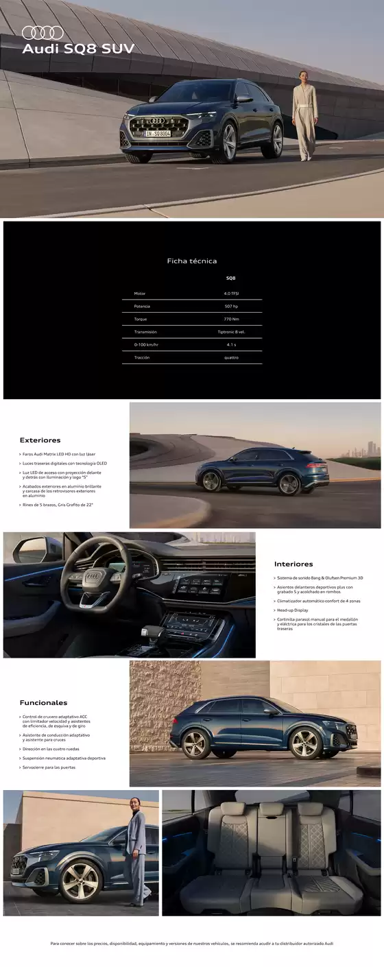 Catálogo Audi | Audi Folleto SQ8 | 2026-09-21T00:00:00.000Z - 2026-10-05T00:00:00.000Z