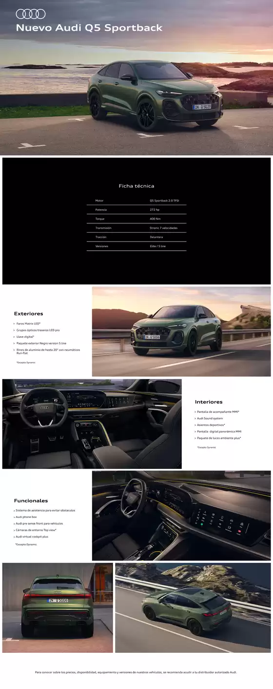 Catálogo Audi | Audi Folleto Q5SB | 2026-09-21T00:00:00.000Z - 2026-10-05T00:00:00.000Z