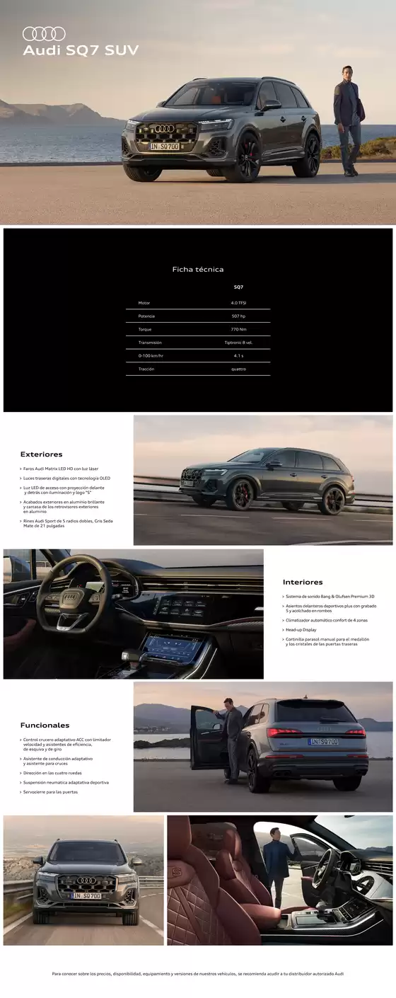 Catálogo Audi | Audi Folleto SQ7 | 2026-09-21T00:00:00.000Z - 2026-10-05T00:00:00.000Z