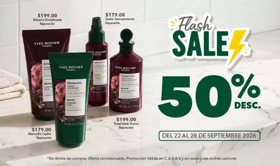 Catálogo Yves Rocher | Flash Sale | 2026-09-22T00:00:00.000Z - 2026-09-28T00:00:00.000Z