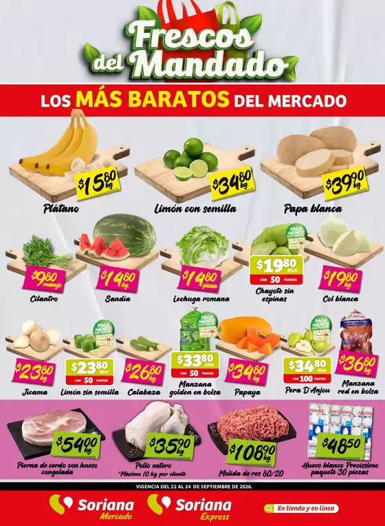 Catálogo Soriana Express | Ofertas exclusivas para nuestros clientes | 2026-09-22T00:00:00.000Z - 2026-09-24T00:00:00.000Z