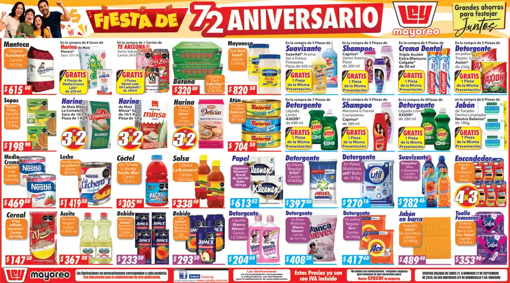 Catálogo Casa Ley | Gangas exclusivas | 2026-09-21T00:00:00.000Z - 2026-09-27T00:00:00.000Z