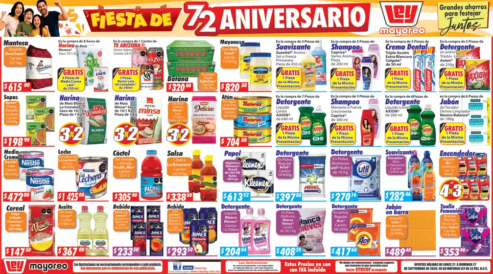 Catálogo Casa Ley | Ofertas principales para todos los clientes | 2026-09-21T00:00:00.000Z - 2026-09-27T00:00:00.000Z