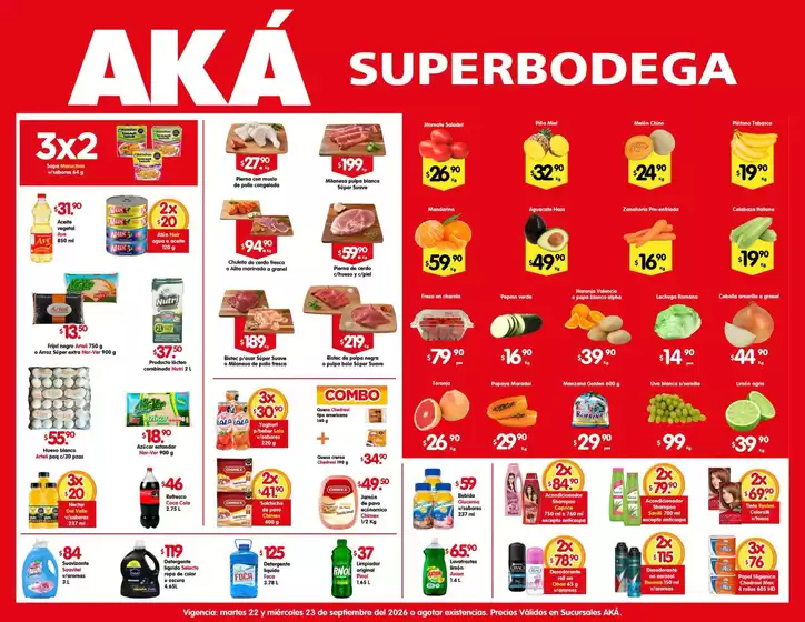 Catálogo AKÁ Superbodega en Mexicali | Ofertas AKÁ Superbodega | 2026-09-22T00:00:00.000Z - 2026-09-23T00:00:00.000Z