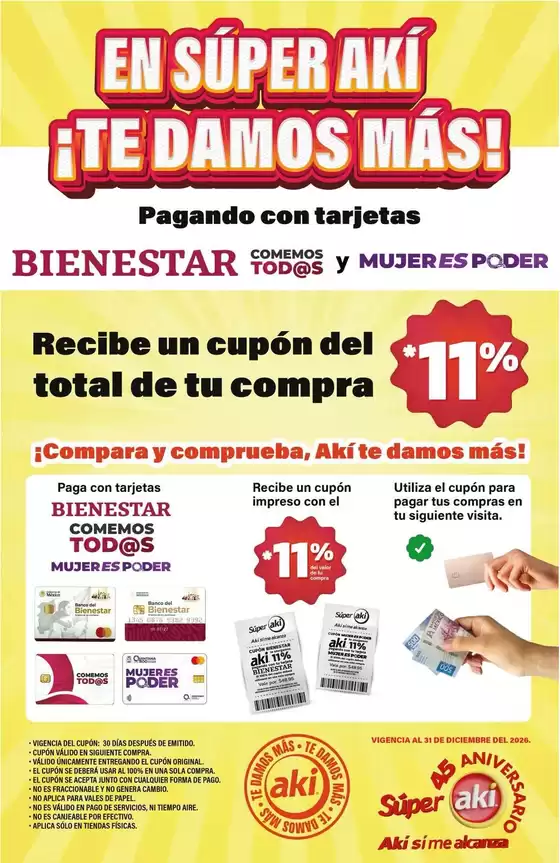 Catálogo Súper Aki | Ofertas y promociones actuales | 2026-09-22T00:00:00.000Z - 2026-12-31T00:00:00.000Z