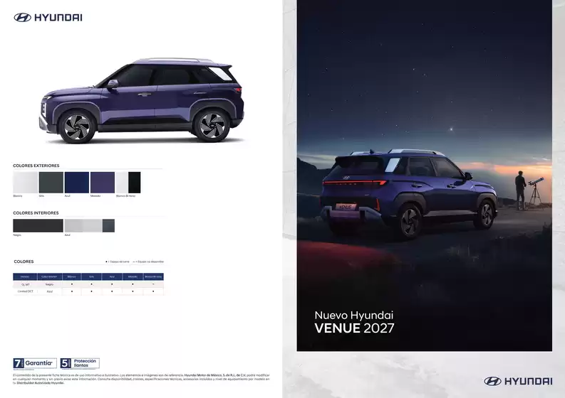 Catálogo Hyundai | Hyundai VENUE | 2026-09-23T00:00:00.000Z - 2026-10-07T00:00:00.000Z