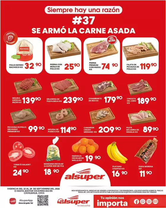 Catálogo Alsuper | Alsuper Chihuahua-capital | 2026-09-22T00:00:00.000Z - 2026-09-24T00:00:00.000Z