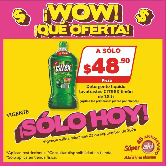 Catálogo Aki Gran Mayoreo | Ofertas especiales para ti | 2026-09-23T00:00:00.000Z - 2026-09-23T00:00:00.000Z
