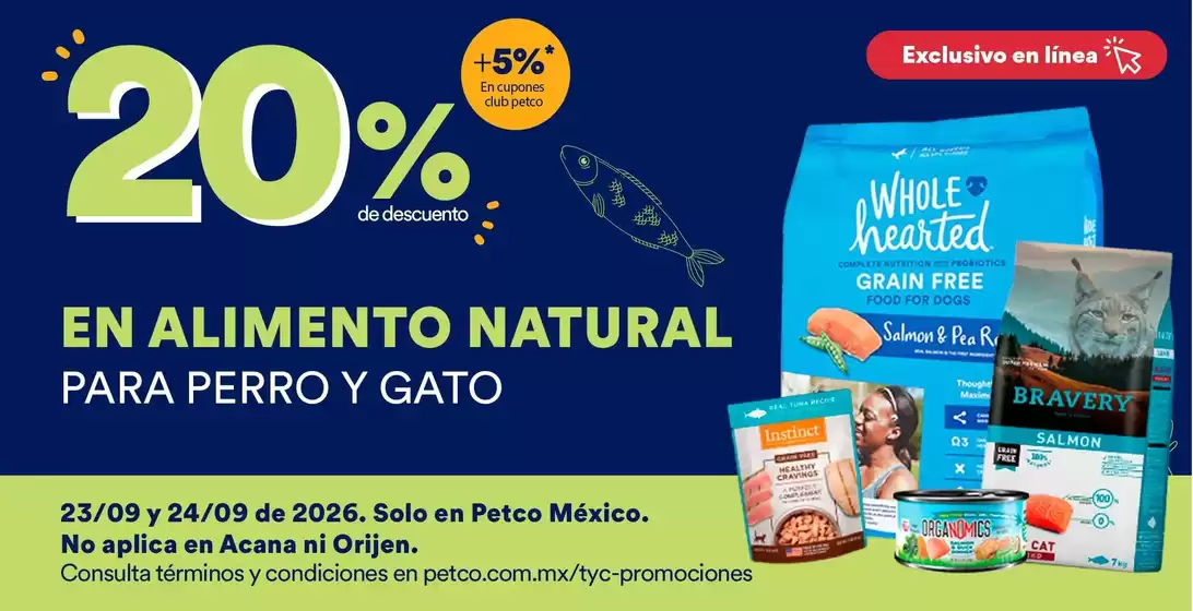 Catálogo Petco en Chimalhuacán | Ofertas especiales atractivas para todos | 2026-09-23T00:00:00.000Z - 2026-09-24T00:00:00.000Z