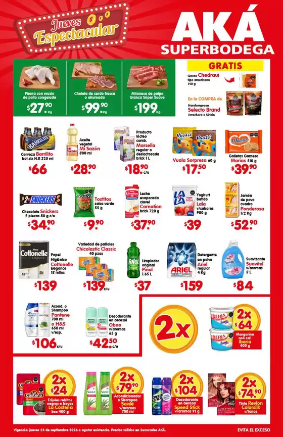 Catálogo AKÁ Superbodega | Gran variedad de ofertas | 2026-09-24T00:00:00.000Z - 2026-09-24T00:00:00.000Z