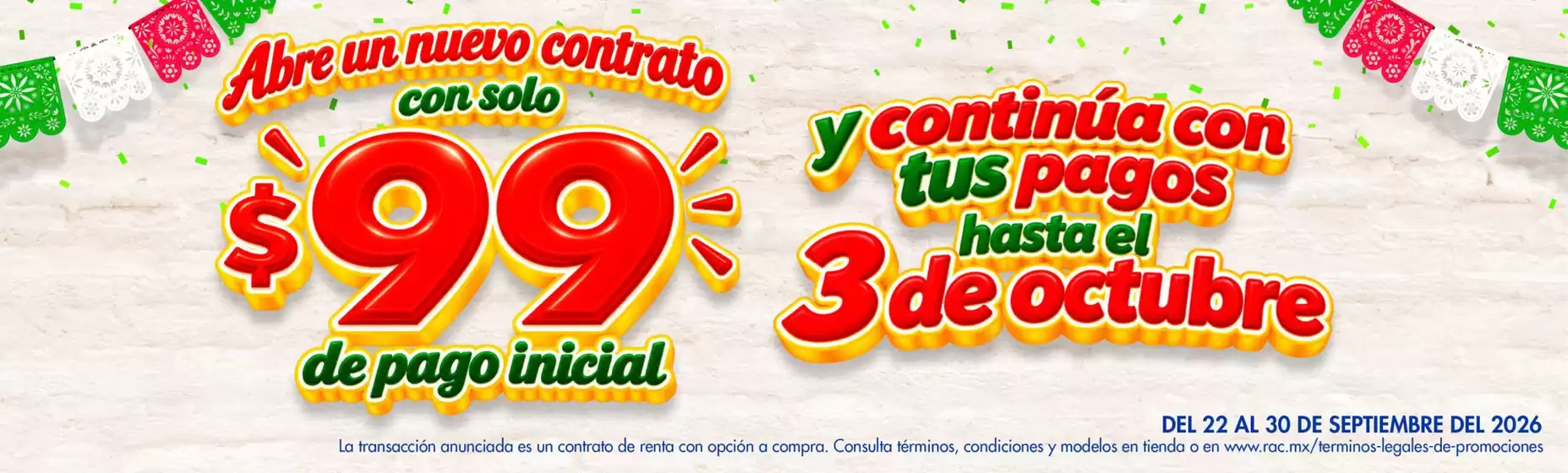 Catálogo RAC en Xochimilco | Ofertas RAC | 2026-09-22T00:00:00.000Z - 2026-10-03T00:00:00.000Z