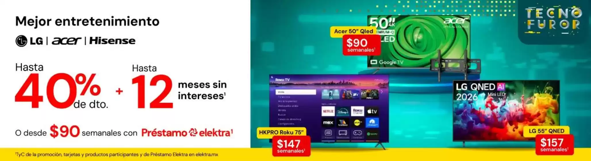 Catálogo Elektra | Promociones actuales | 2026-09-25T00:00:00.000Z - 2026-09-30T00:00:00.000Z