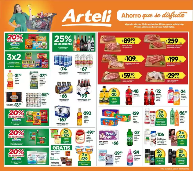 Catálogo Arteli express en Plan de Ayala | Ofertas Arteli express | 2026-09-25T00:00:00.000Z - 2026-09-25T00:00:00.000Z