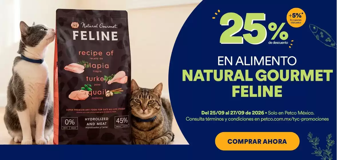 Catálogo Petco en Ciudad Obregón | Ofertas Petco | 2026-09-25T00:00:00.000Z - 2026-09-27T00:00:00.000Z