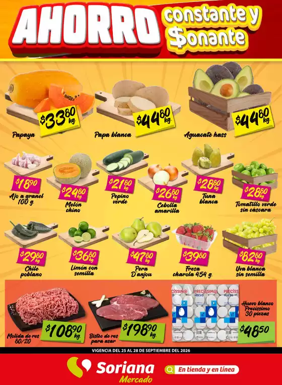 Catálogo Soriana Express | Descubre ofertas atractivas | 2026-09-25T00:00:00.000Z - 2026-09-28T00:00:00.000Z