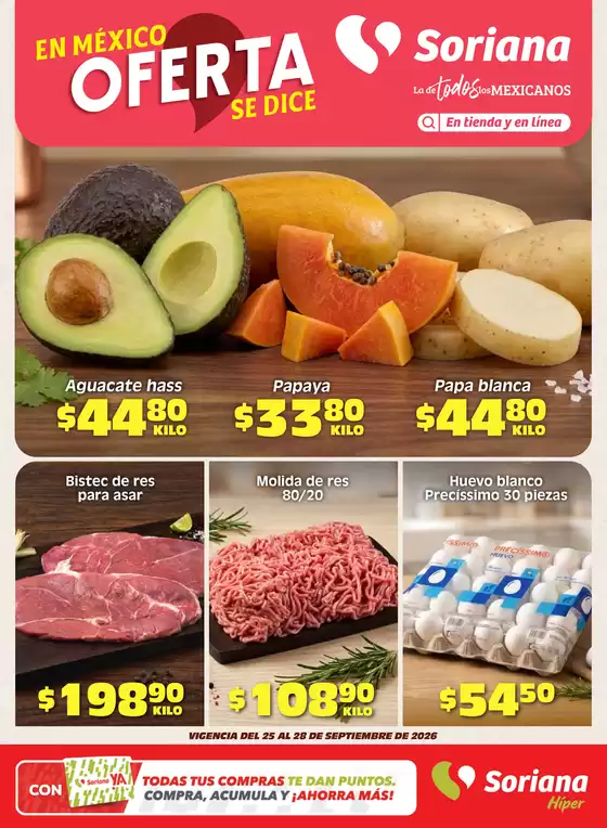 Catálogo Soriana Híper en Cuautitlán | Grandes descuentos en productos seleccionados | 2026-09-25T00:00:00.000Z - 2026-09-28T00:00:00.000Z