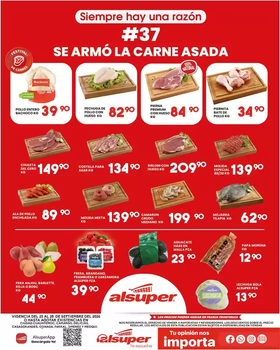 Catálogo Alsuper en Acaponeta | Alsuper Chihuahua-estado | 2026-09-25T00:00:00.000Z - 2026-09-28T00:00:00.000Z