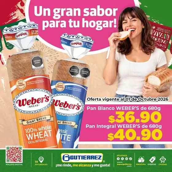 Catálogo Super Gutierrez | Ofertas y gangas exclusivas | 2026-09-26T00:00:00.000Z - 2026-10-01T00:00:00.000Z