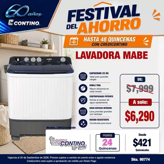 Catálogo Contino en Tulancingo | Nuevas ofertas para descubrir | 2026-09-26T00:00:00.000Z - 2026-09-30T00:00:00.000Z