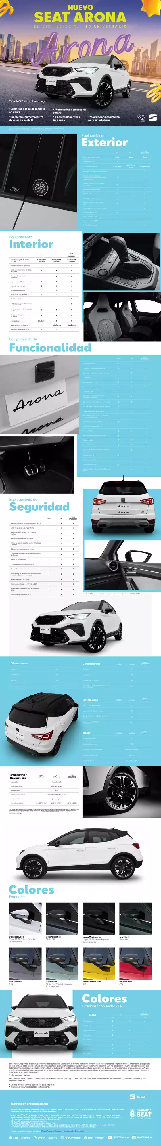 Catálogo Seat | SEAT Arona 2027 cars models brochure KJP NA 09 2026 | 2026-01-01T00:00:00.000Z - 2026-12-31T00:00:00.000Z