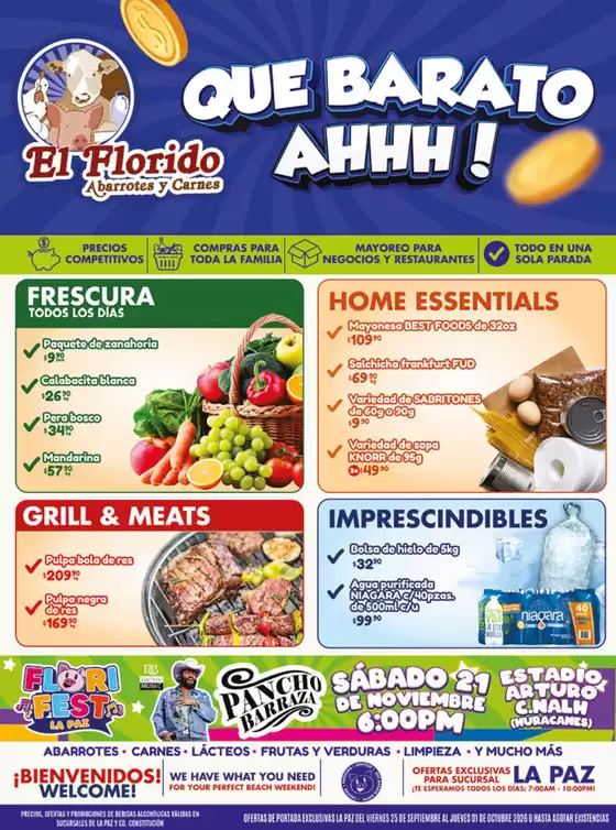 Catálogo El Florido en Aguascalientes | VOLANTE LA PAZ WEB 44 | 2026-09-25T00:00:00.000Z - 2026-10-01T00:00:00.000Z