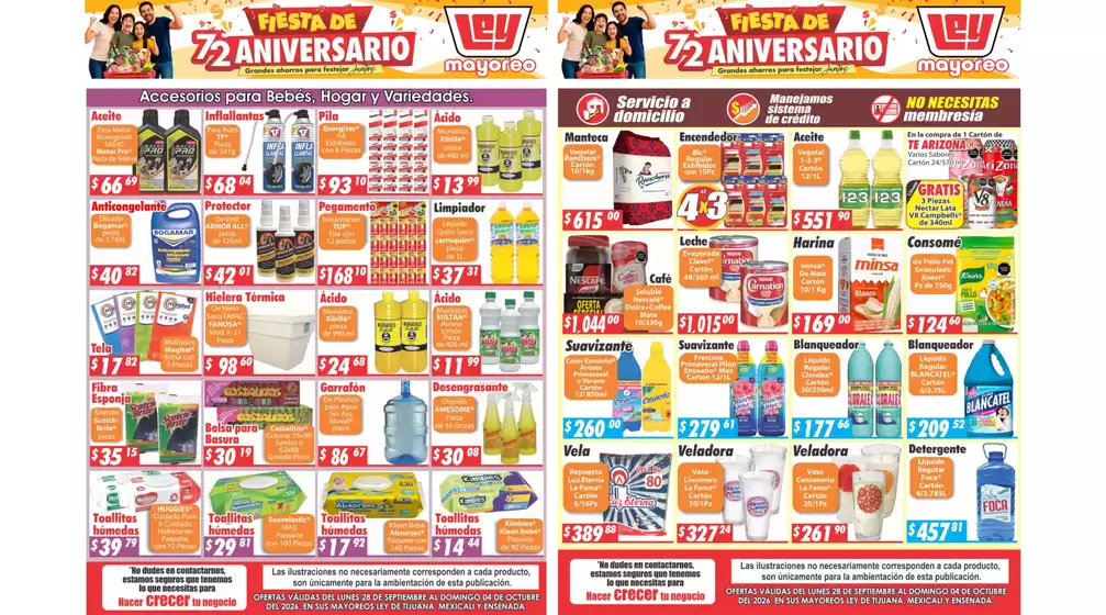 Catálogo Casa Ley | Gangas y ofertas actuales | 2026-09-28T00:00:00.000Z - 2026-10-04T00:00:00.000Z