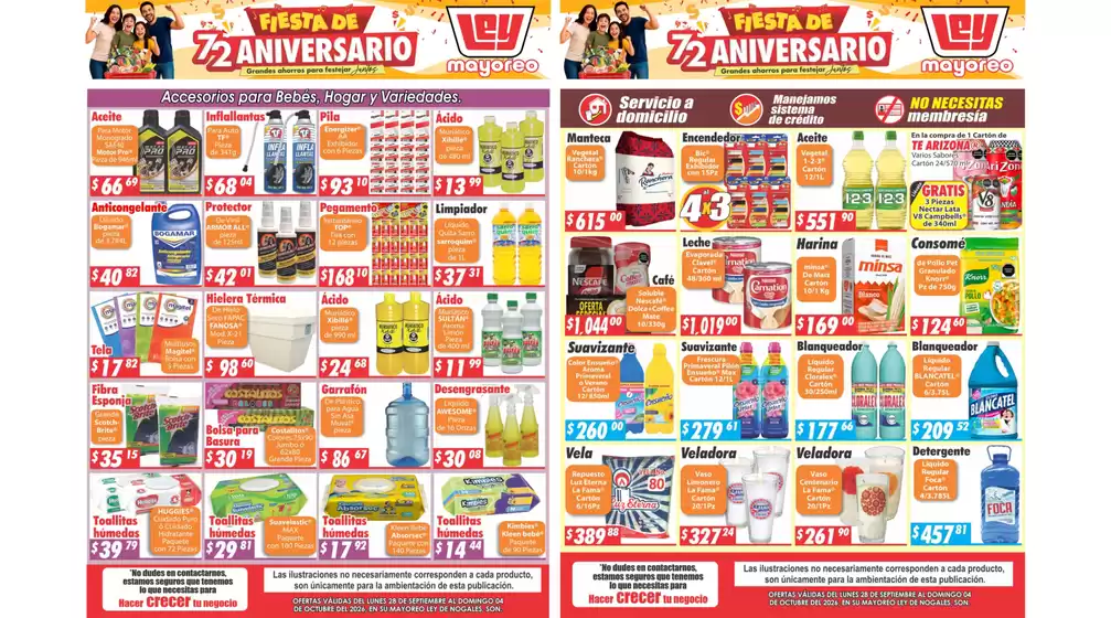 Catálogo Casa Ley | Promociones actuales | 2026-09-28T00:00:00.000Z - 2026-10-04T00:00:00.000Z