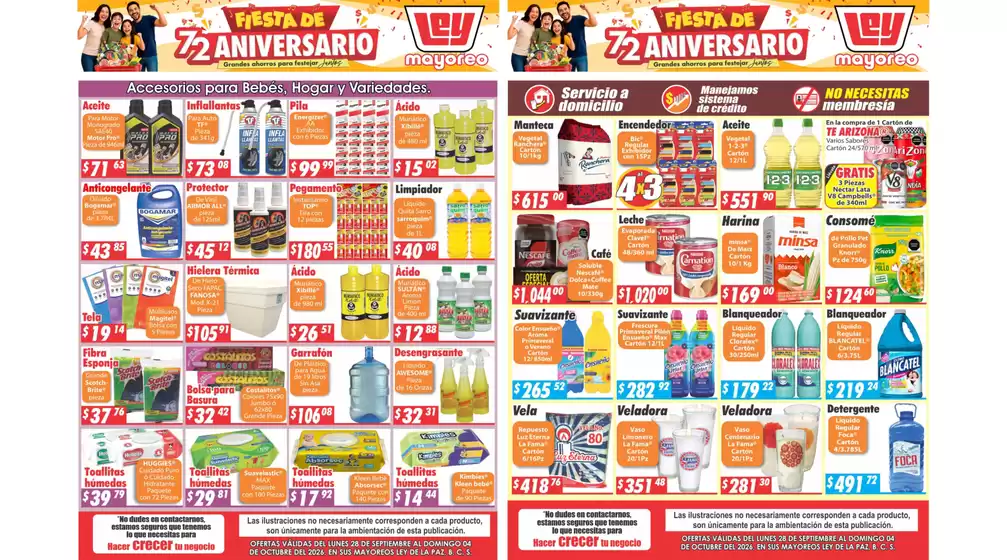 Catálogo Casa Ley | Ofertas principales para todos los cazadores de gangas | 2026-09-28T00:00:00.000Z - 2026-10-04T00:00:00.000Z