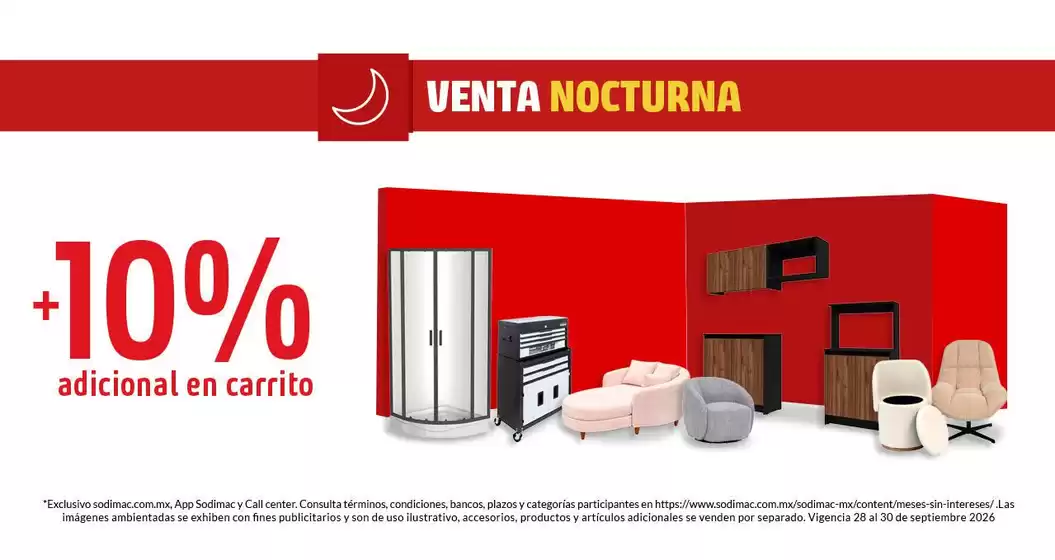 Catálogo Sodimac Homecenter | Excelente oferta para todos los clientes | 2026-09-28T00:00:00.000Z - 2026-09-30T00:00:00.000Z