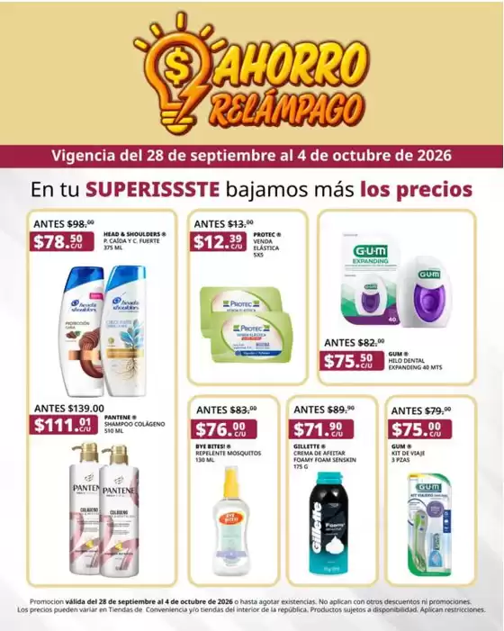 Catálogo SuperISSSTE | Gran variedad de ofertas | 2026-09-28T00:00:00.000Z - 2026-10-04T00:00:00.000Z