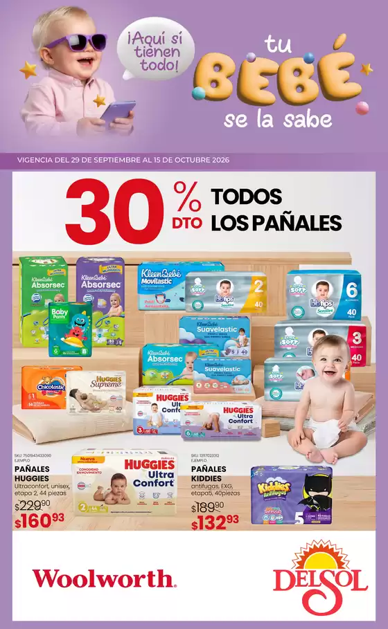 Catálogo Del Sol | Tu bebé se la sabe | 2026-09-30T00:00:00.000Z - 2026-10-15T00:00:00.000Z