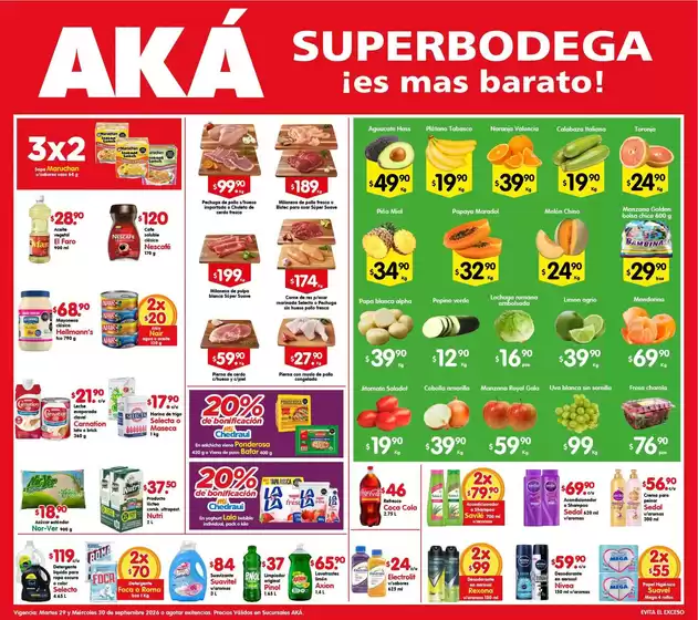 Catálogo AKÁ Superbodega | Ofertas AKÁ Superbodega | 2026-09-29T00:00:00.000Z - 2026-09-30T00:00:00.000Z