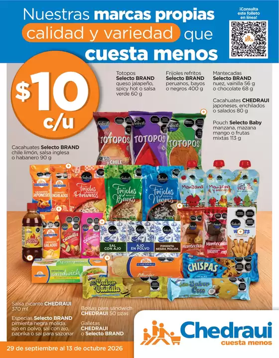 Catálogo Chedraui | Excelente oferta para cazadores de gangas | 2026-09-30T00:00:00.000Z - 2026-10-13T00:00:00.000Z