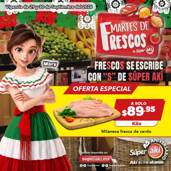Catálogo Súper Aki | POSTALES MDF 29 Y 30 SEPTIEMBRE | 2026-09-29T00:00:00.000Z - 2026-09-30T00:00:00.000Z