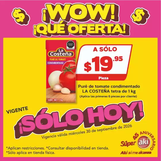 Catálogo Aki Gran Mayoreo en Nuevo Laredo | Descubre ofertas atractivas | 2026-09-30T00:00:00.000Z - 2026-09-30T00:00:00.000Z