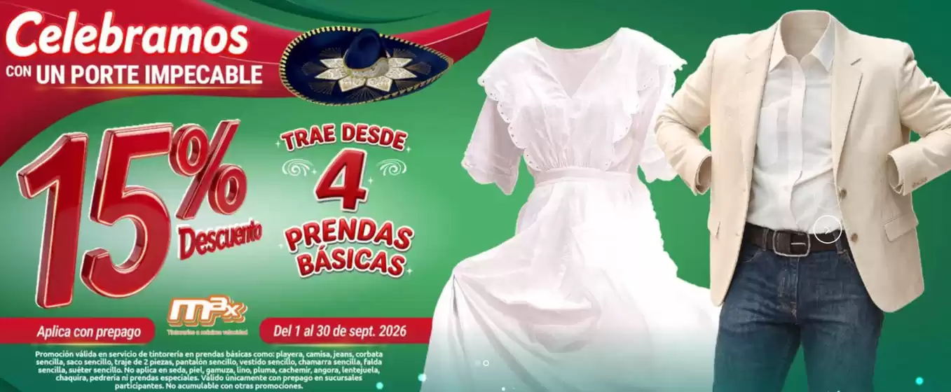 Catálogo Tintorerías Max en Los Mochis | Promo | 2026-09-30T00:00:00.000Z - 2026-09-30T00:00:00.000Z
