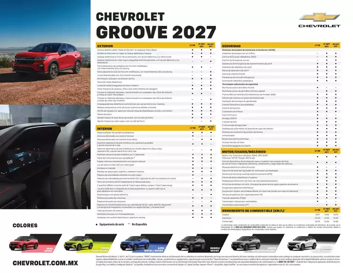 Catálogo Chevrolet | Ficha Tecnica Groove 2027 | 2026-09-30T00:00:00.000Z - 2026-10-14T00:00:00.000Z