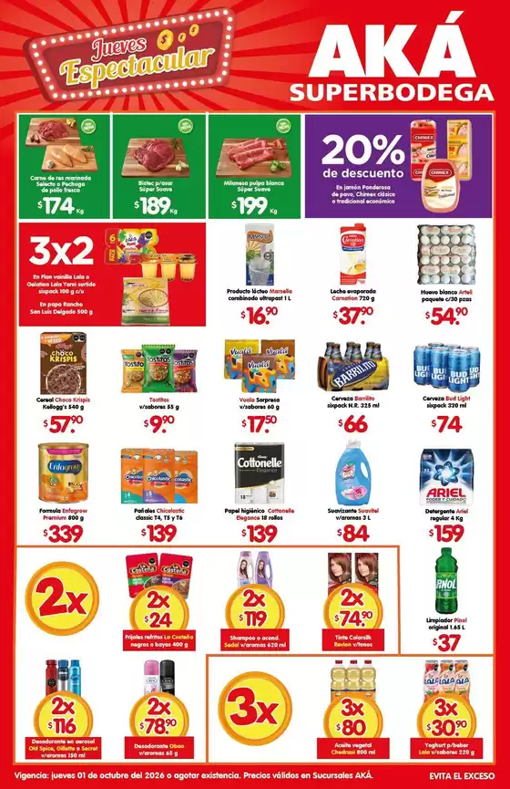 Catálogo AKÁ Superbodega | Promociones actuales | 2026-10-01T00:00:00.000Z - 2026-10-01T00:00:00.000Z