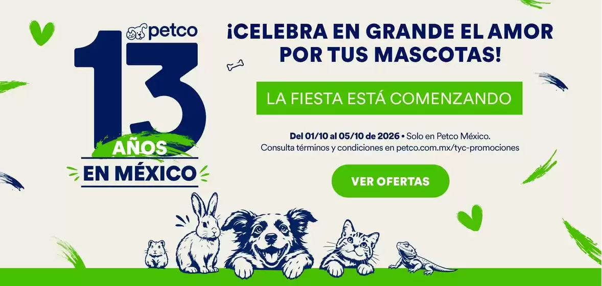 Catálogo Petco | Ofertas Petco | 2026-10-01T00:00:00.000Z - 2026-10-05T00:00:00.000Z