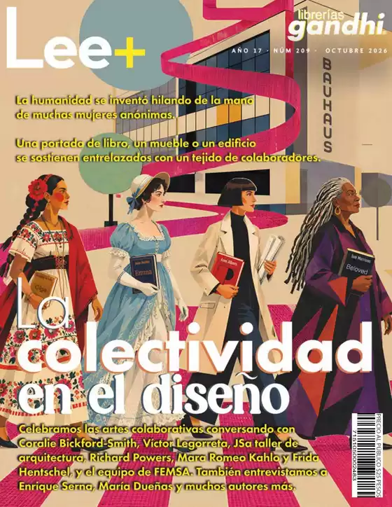 Catálogo Librerías Gandhi | Lee 209 La colectividad en el diseno | 2026-10-01T00:00:00.000Z - 2026-10-31T00:00:00.000Z