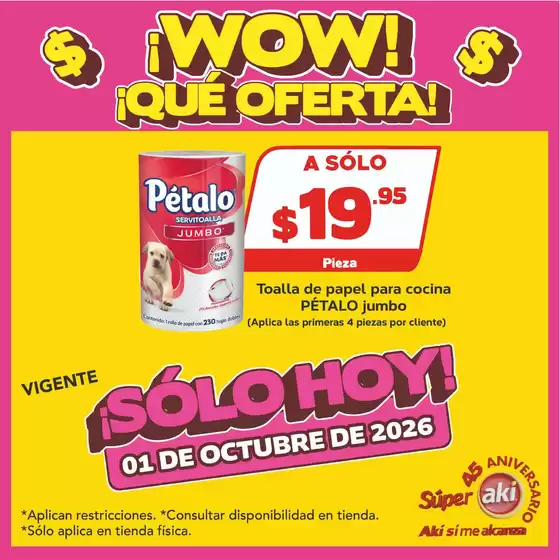 Catálogo Súper Aki | Ofertas principales y descuentos | 2026-10-01T00:00:00.000Z - 2026-10-01T00:00:00.000Z